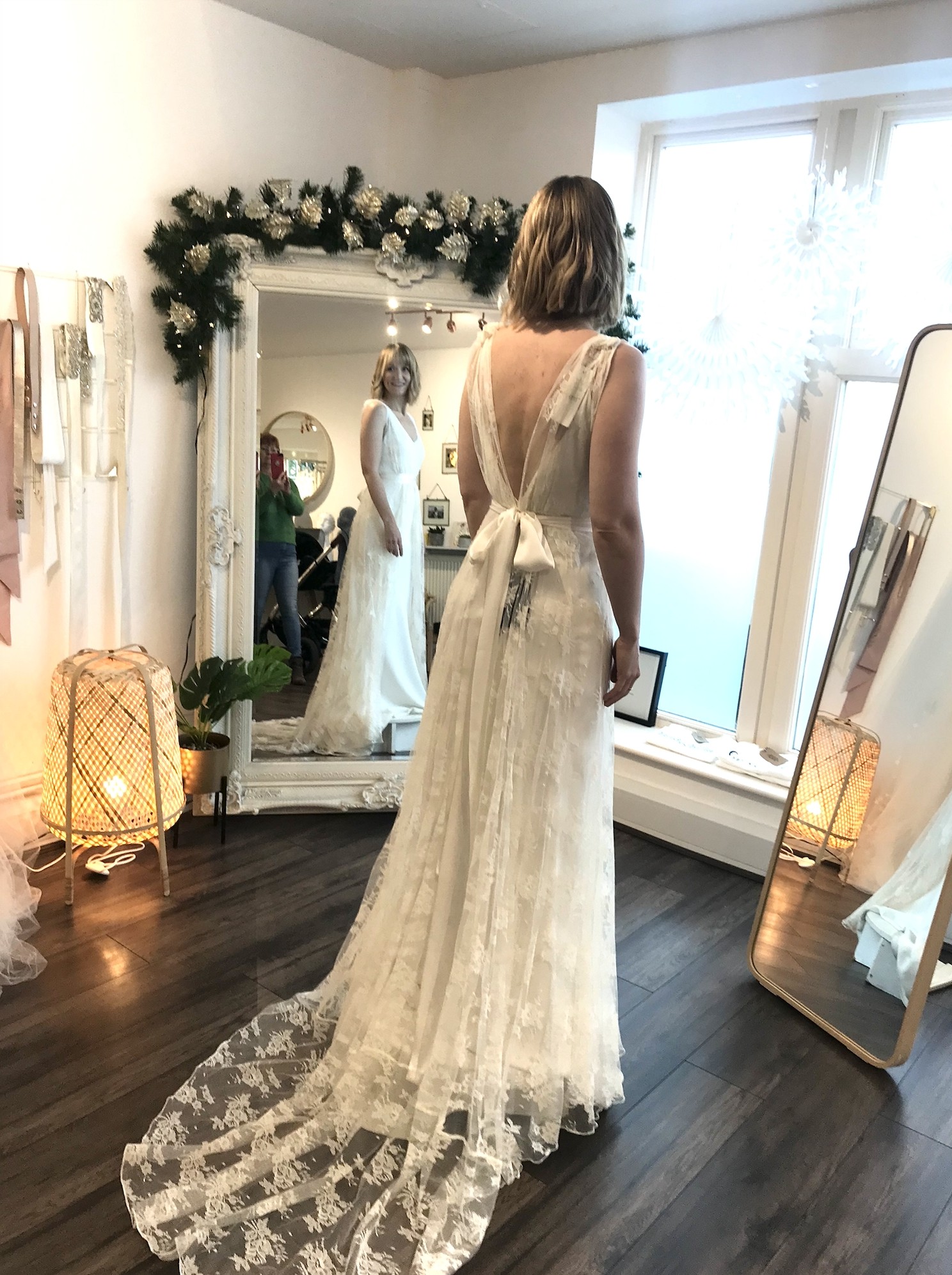 Charlie Brear, Payton Voulaire overdress Wedding Dress Save 88