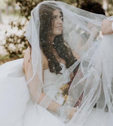 second hand wedding veils