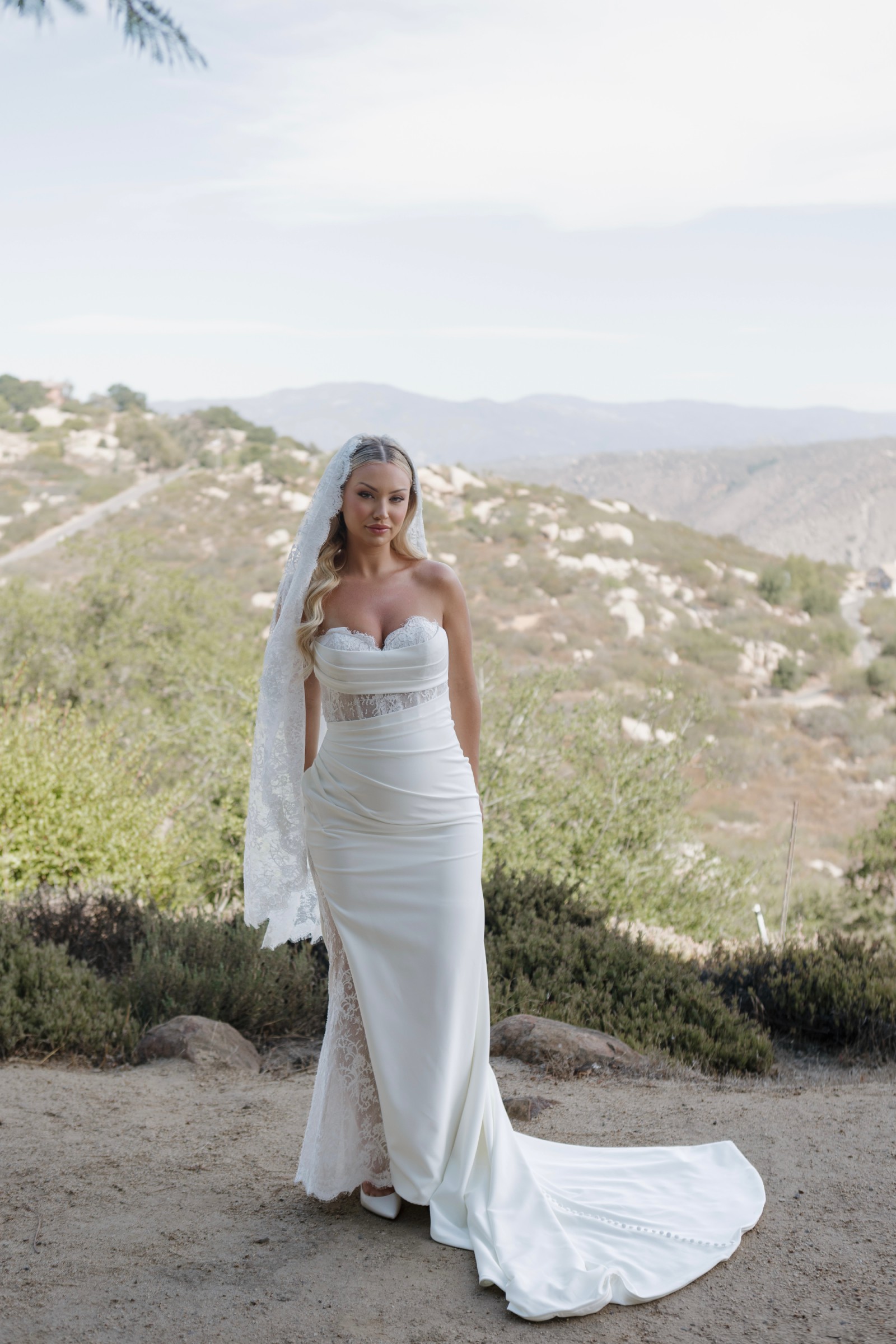 Evie Young, Grey Wedding Dress Save 71%