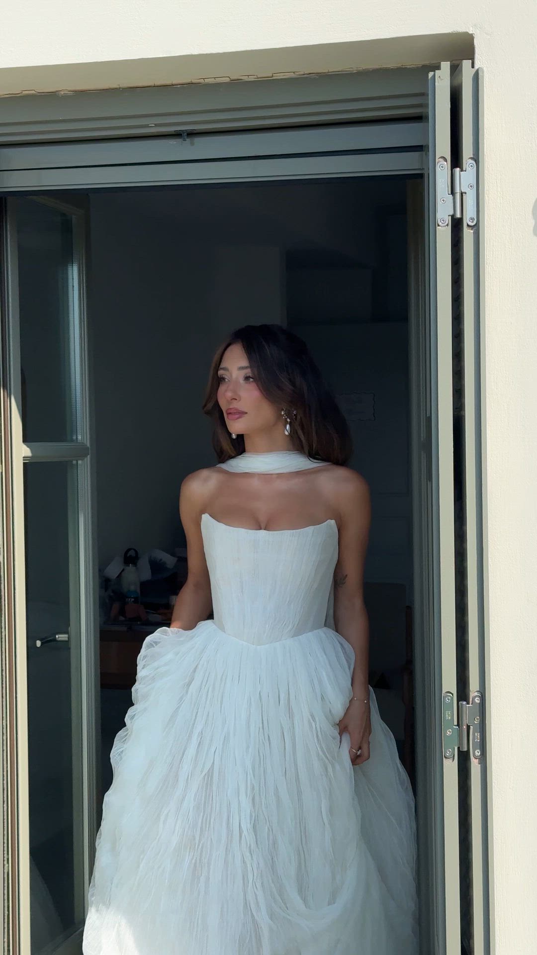 Watters, Reko Strapless Corset Wedding Gown
