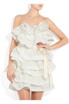 lanvin white dress
