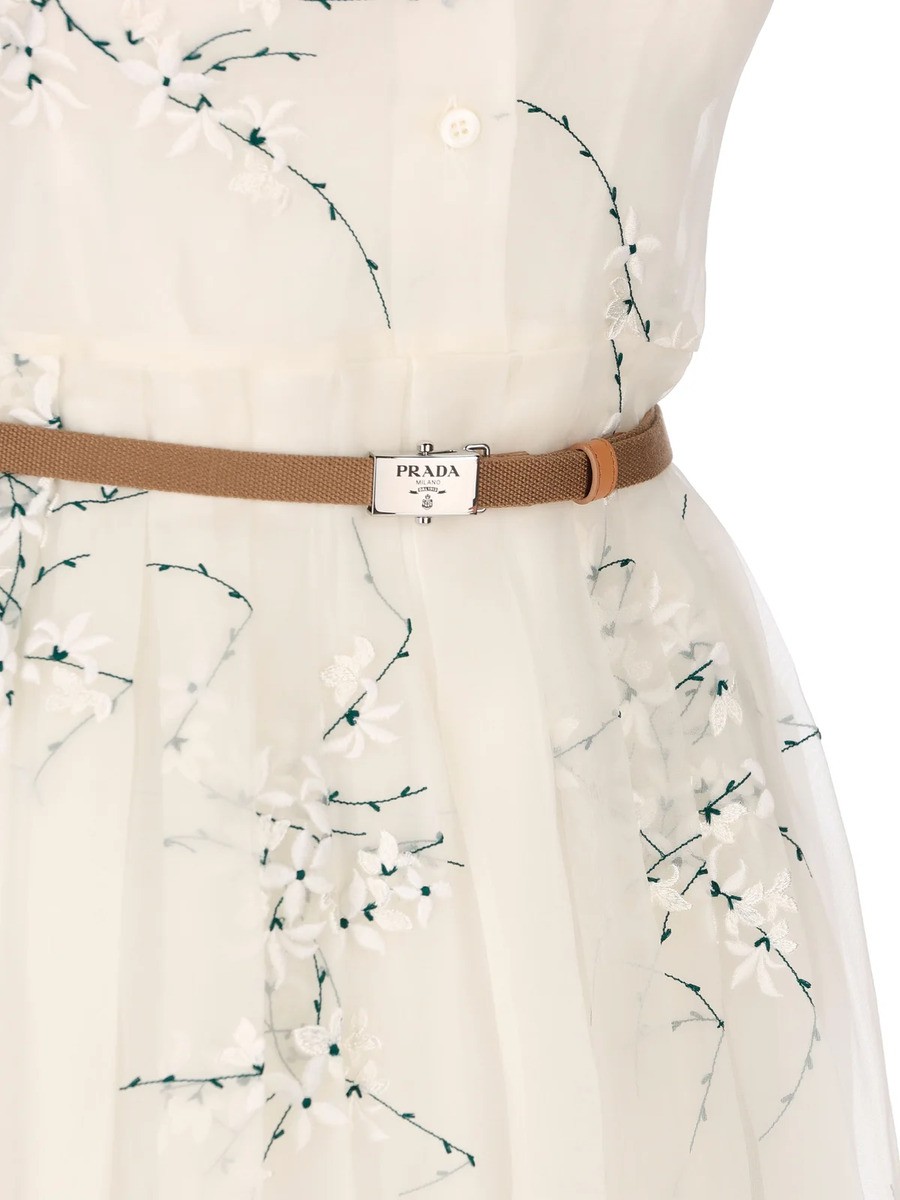 prada organza dress Prada