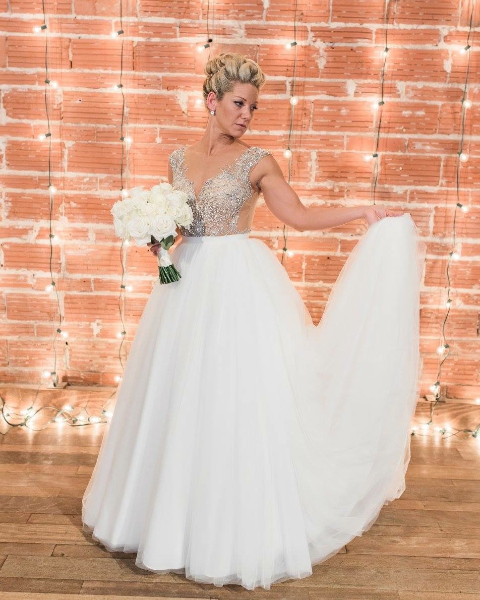 Calla Blanche, Carrie 16242 Wedding Dress Save 76% Stillwhite