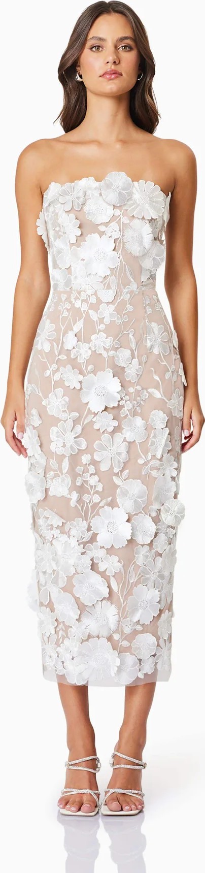 Elliatt, Helena Strapless Midi Dress Wedding Dress Save 37% - Stillwhite Elliatt, Helena Strapless Midi Dress Wedding Dress Save 37% - Stillwhite