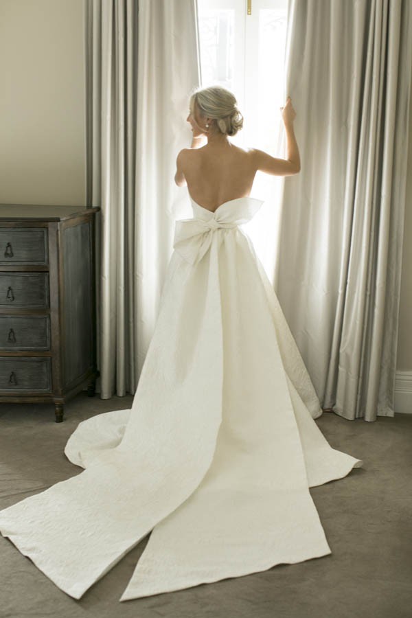 lace and glitter wedding dress