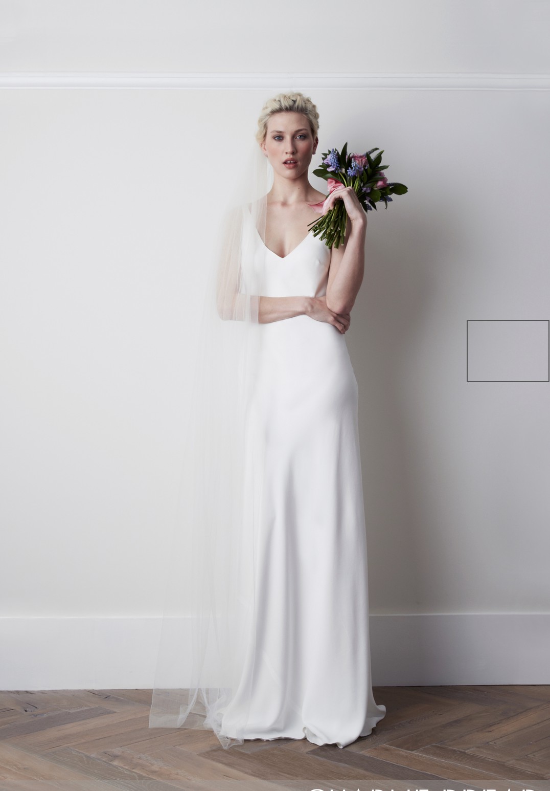 Charlie Brear, Payton Voulaire overdress Wedding Dress Save 88