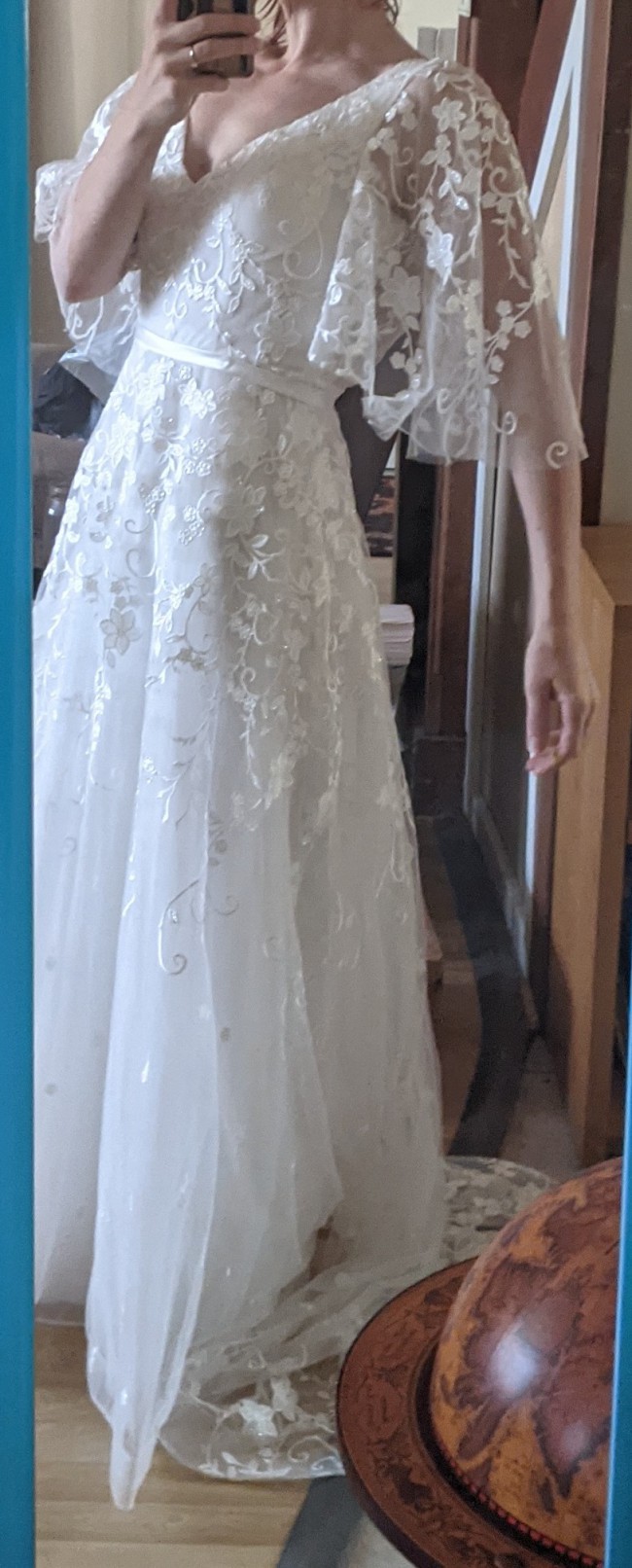 amelie draped sleeves