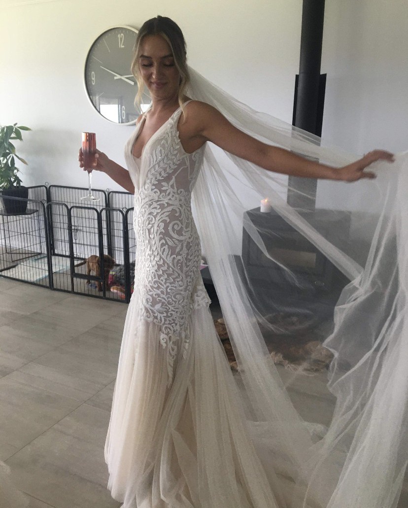 blush undertone wedding dress