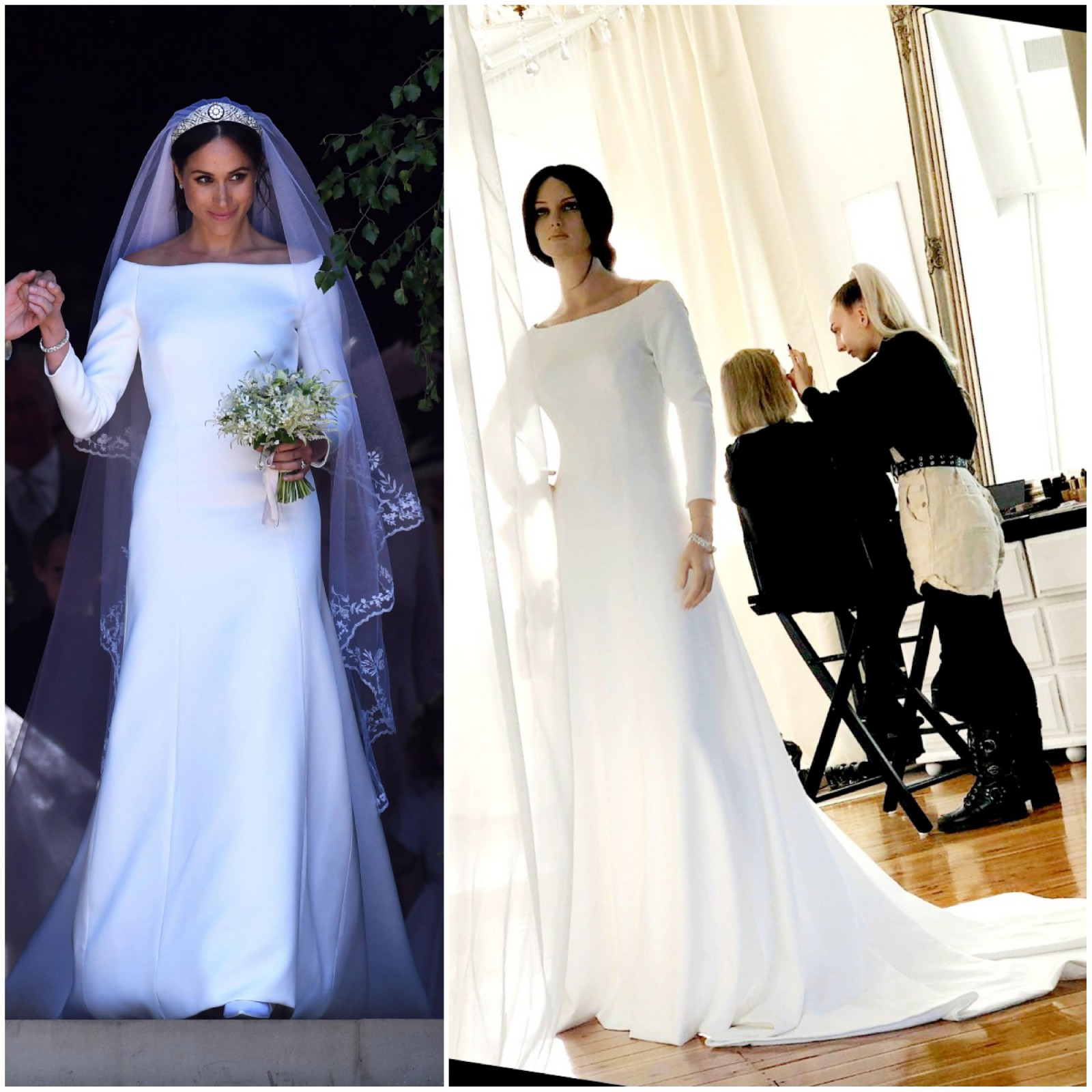 Rhonda Hemmingway Meghan Markle replica New Wedding Dress