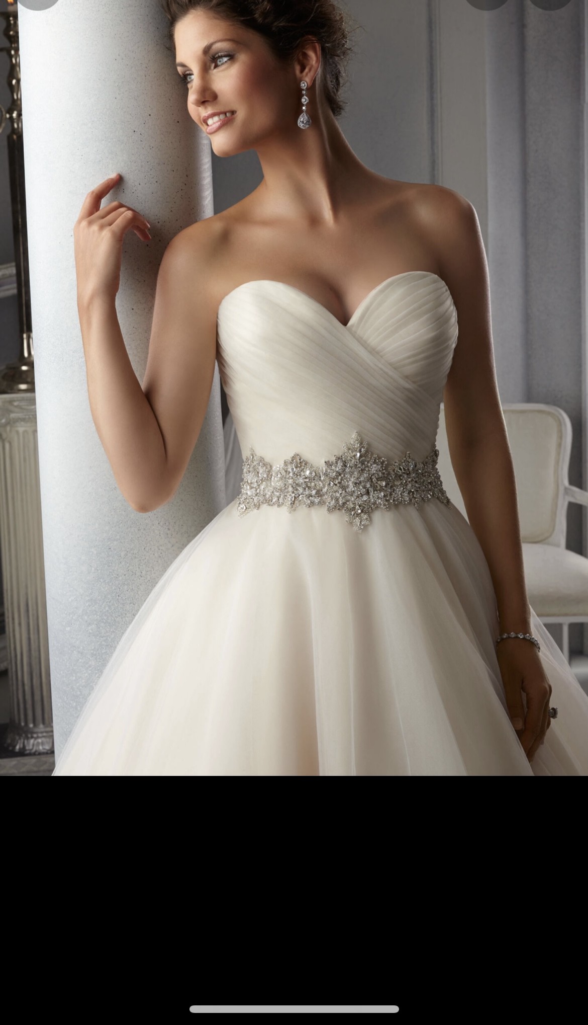 Morilee Wedding Dress 5276 Size 12 Ivory