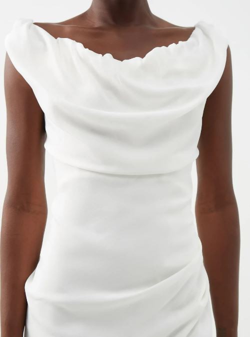 vivienne westwood ginnie off-the-shoulder cady maxi dress Vivienne Westwood, Ginnie off-the-shoulder cady maxi dress Wedding Dress  Save 21%