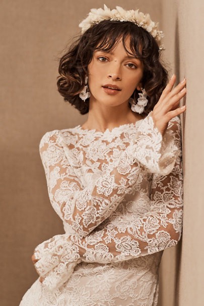 Tadashi Shoji, Cedar Sample Wedding Dress Save 35% - Stillwhite