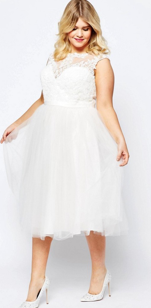  ASOS  Curve Preowned Wedding  Dress  on Sale Stillwhite 
