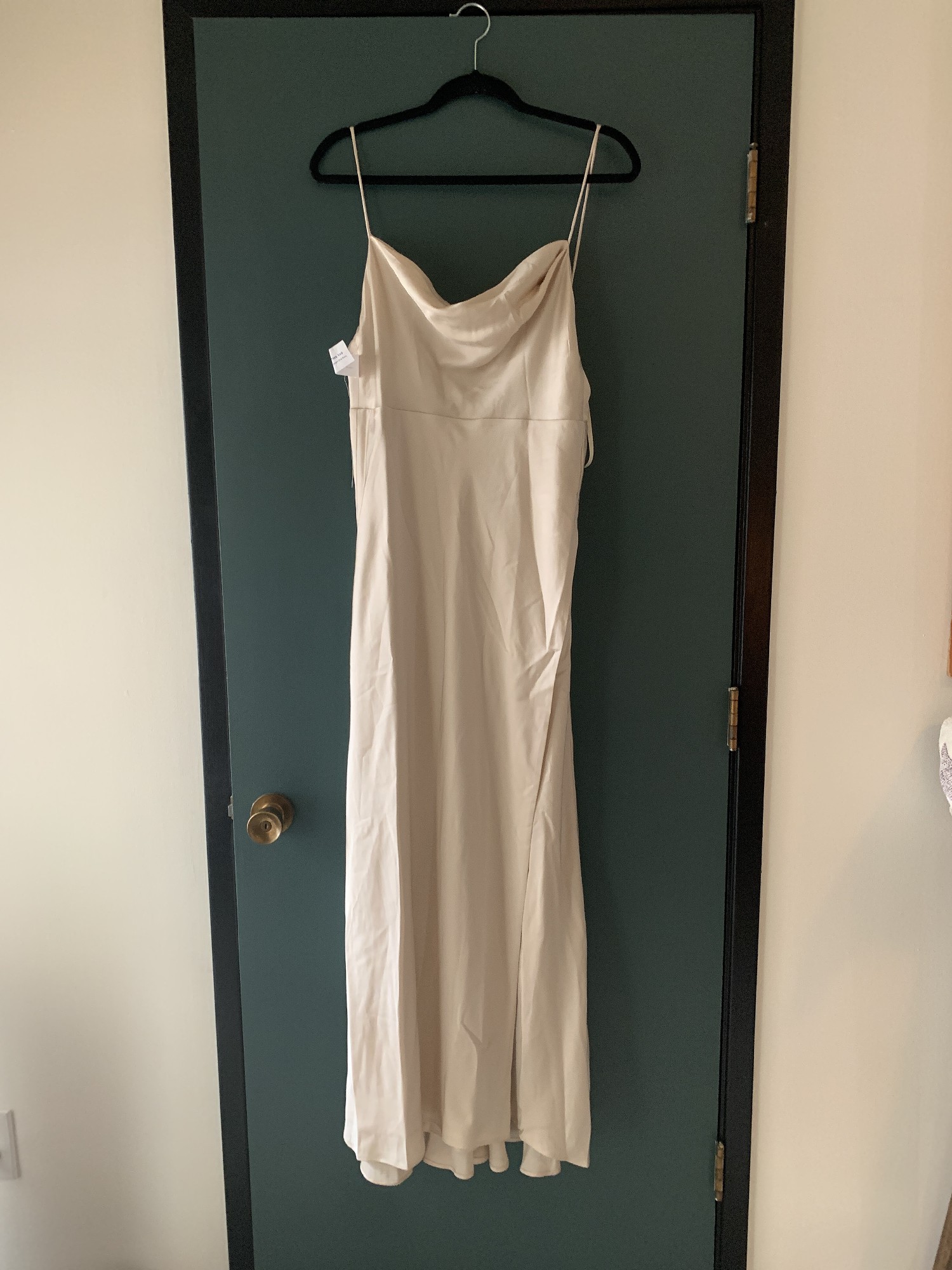 Fame And Partners Strappy Draped Gown New Wedding Dress Save 25% ...