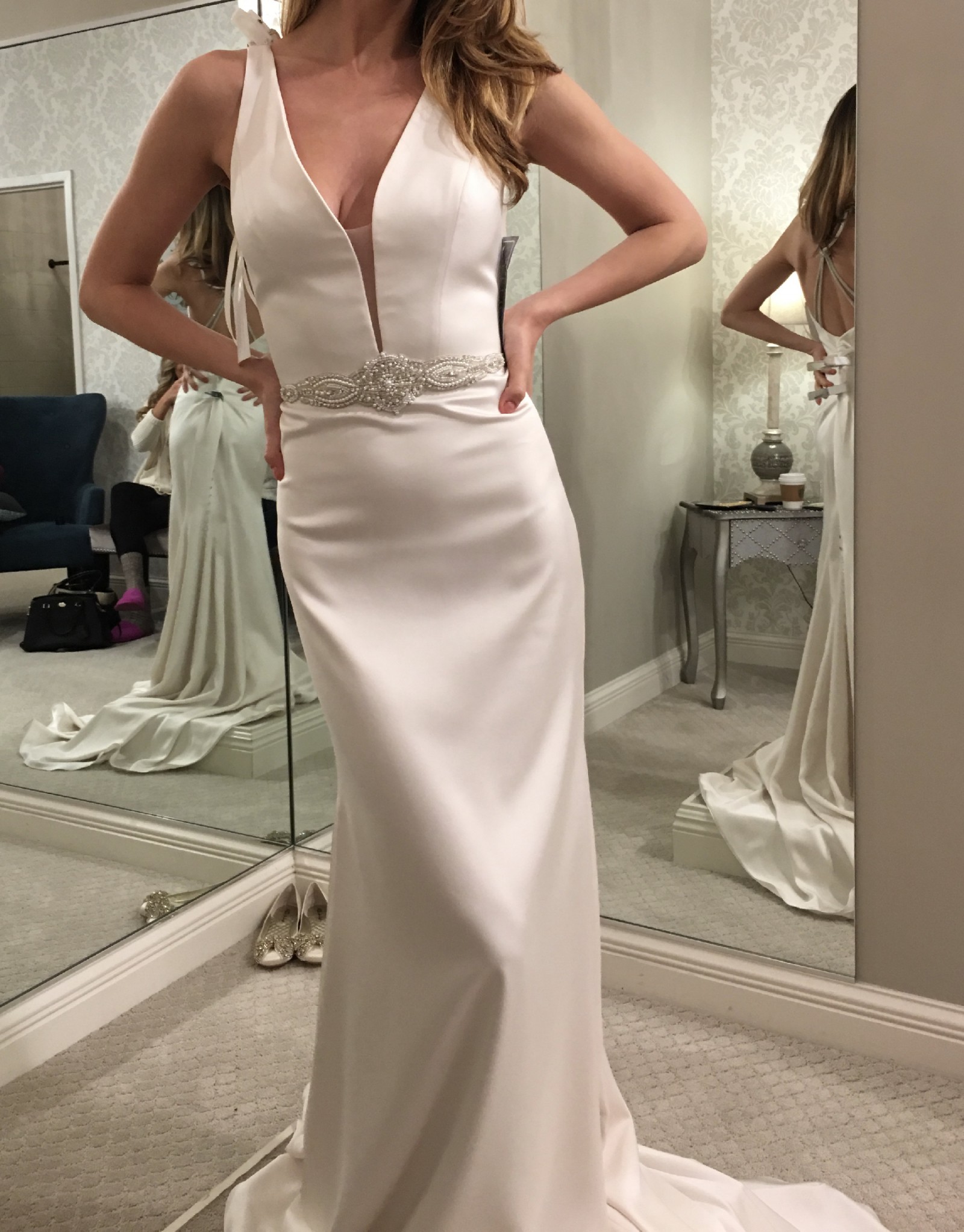 Paloma Blanca 4714 New Wedding Dress Save 57% - Stillwhite