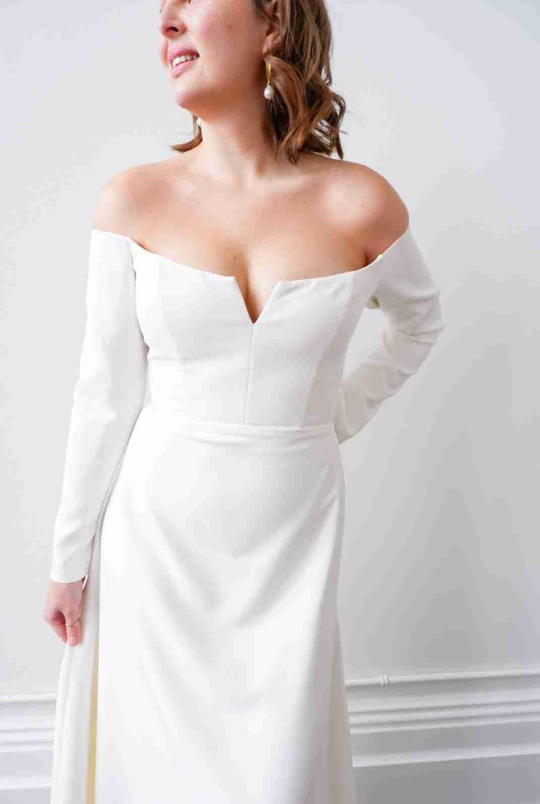 Sarah Seven Adelina Wedding Dress Save 46 Stillwhite