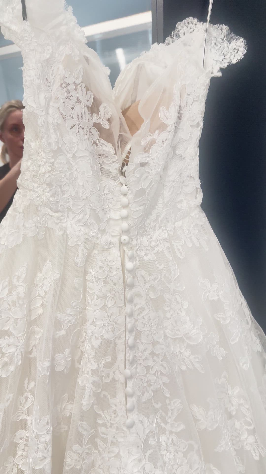 Monique Lhuillier, Bliss BL22209 Wedding Dress with Matching Veil