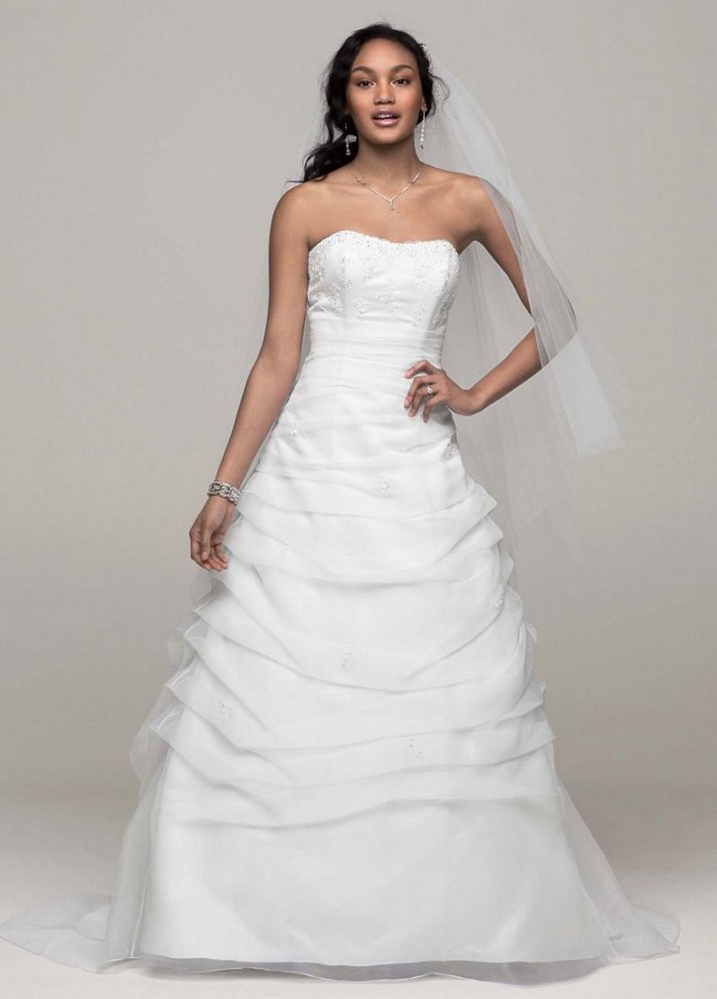 Davids Bridal L9479 New Wedding Dress Save 50 Stillwhite 