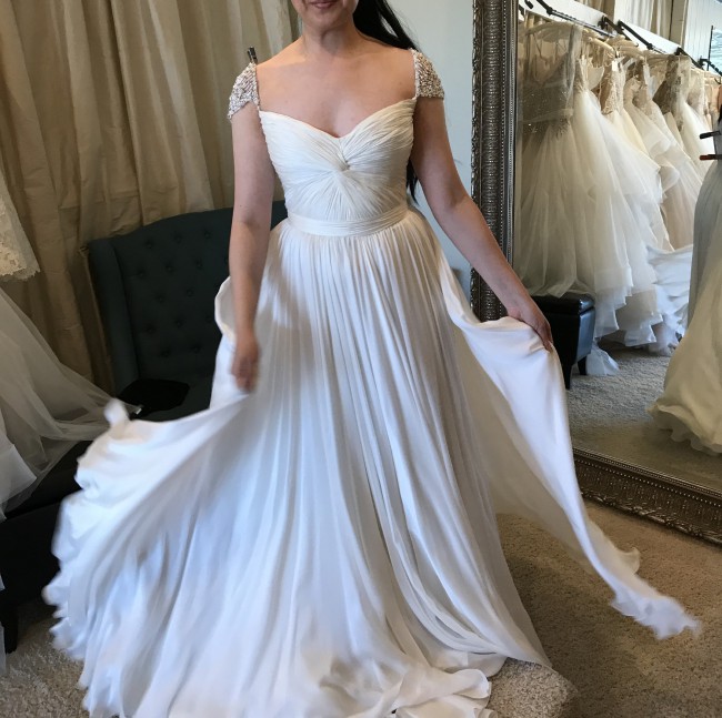 Reem Acra Olivia Used Wedding Dress Save 50% - Stillwhite