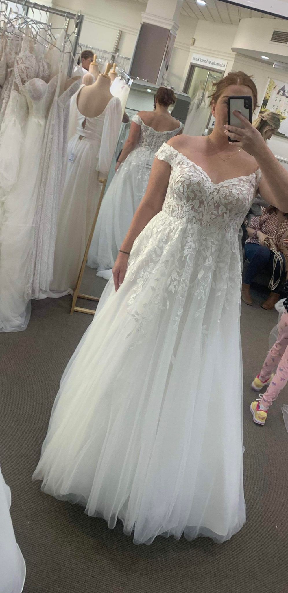 Stella York 7012 Wedding Dress Label Size 10 (Street Size 6) w