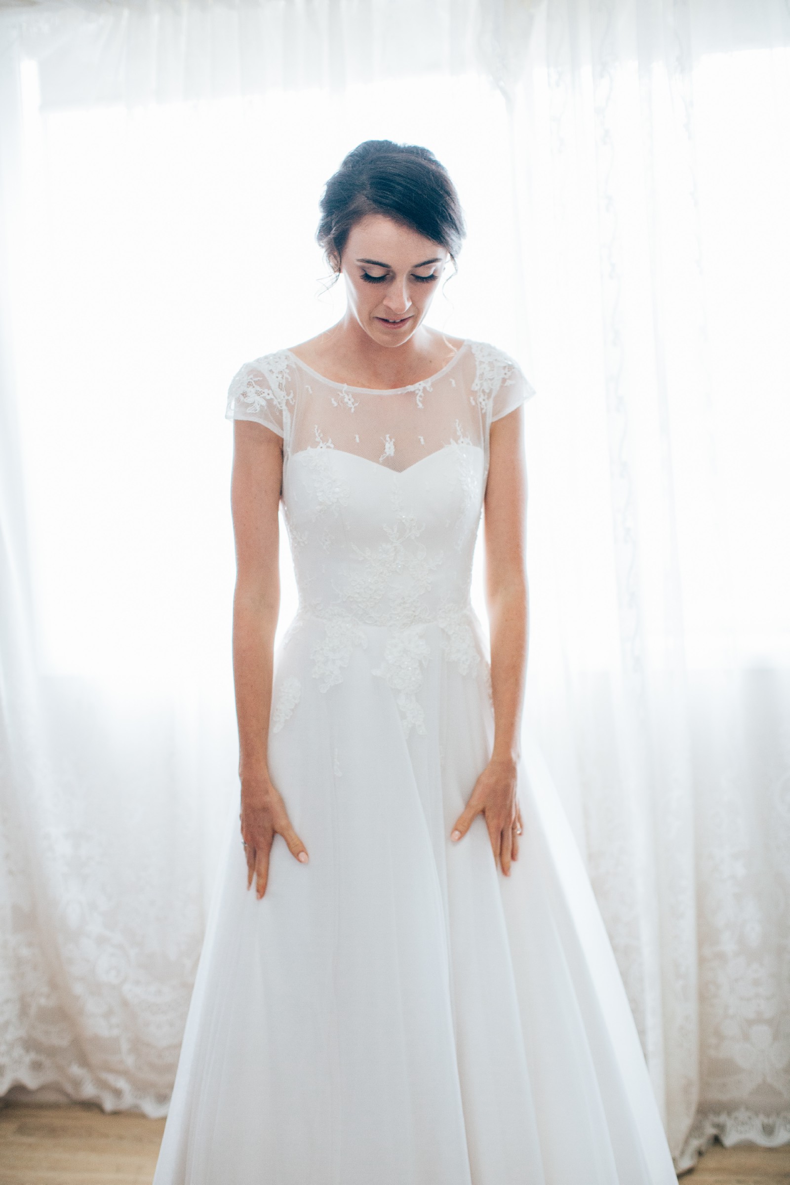 Bertossi Brides Talyse with cap sleeve Used Wedding Dress Save 75% ...