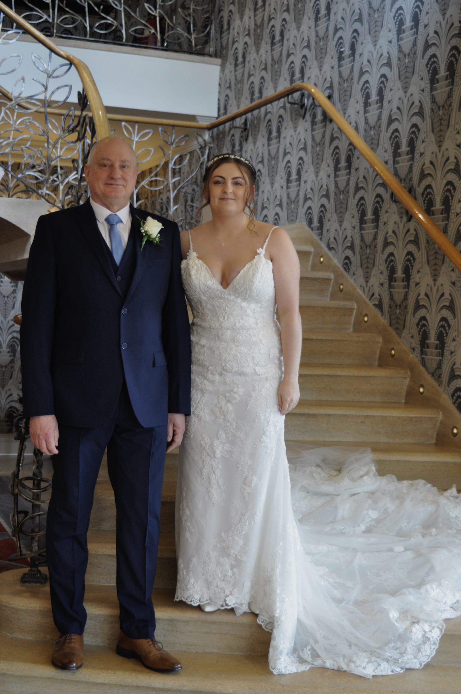 Ronald Joyce, bodice back to fit the bride perfectly Wedding Dress