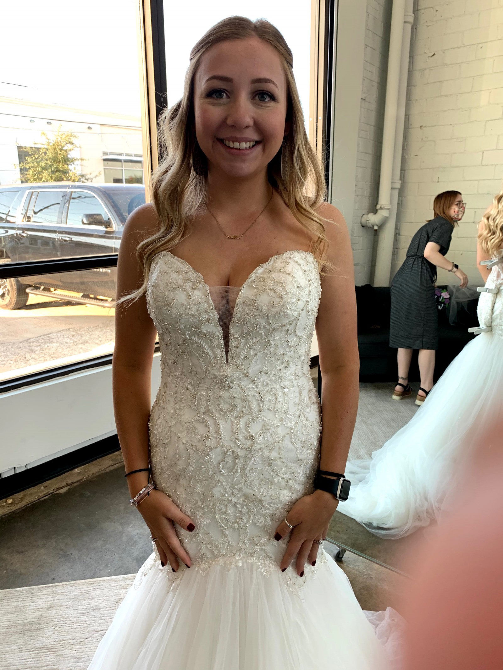 rachel bachelorette wedding dress High-Neck Long Velvet Prom Dress with Sheer Sides PromGirl