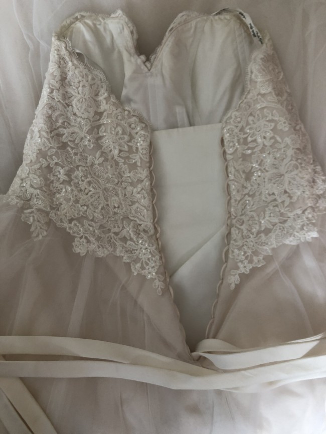 Stella York A-Line Wedding Dress w Princess Cut Neckline 6357 Second ...
