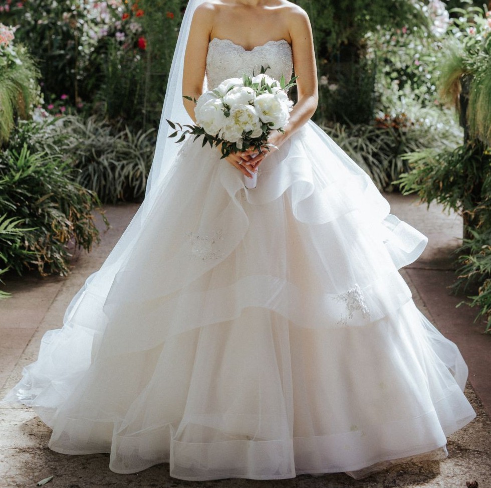 Monique Lhuillier Bliss BL1518 Used Wedding Dress Save 67% - Stillwhite