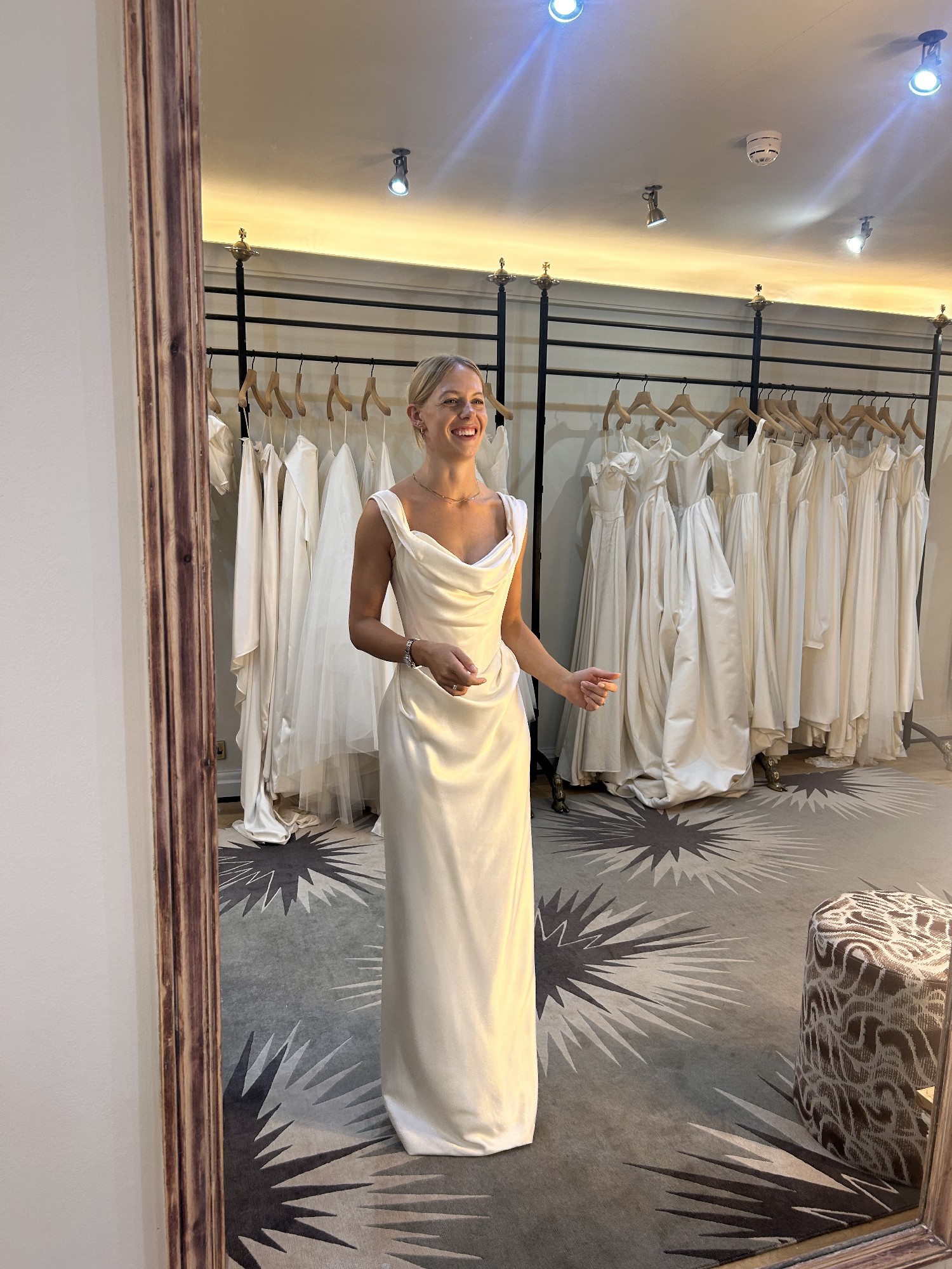Vivienne Westwood Heavy Silk Dress Vivienne Westwood Nova Cocotte Heavy  Silk Satin Long Dress White