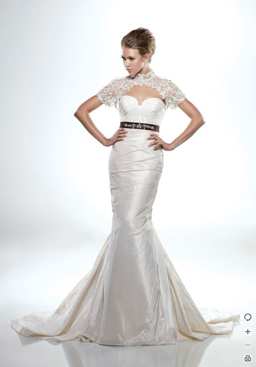 Enzoani Dulcina Dress With Bolero Jacket Used Wedding Dress On