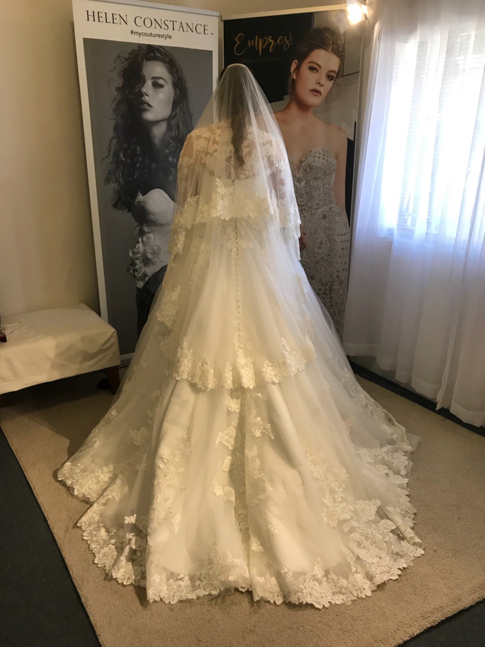 Helen Constance Custom Made Second Hand Wedding Dress Save 80% - Stillwhite