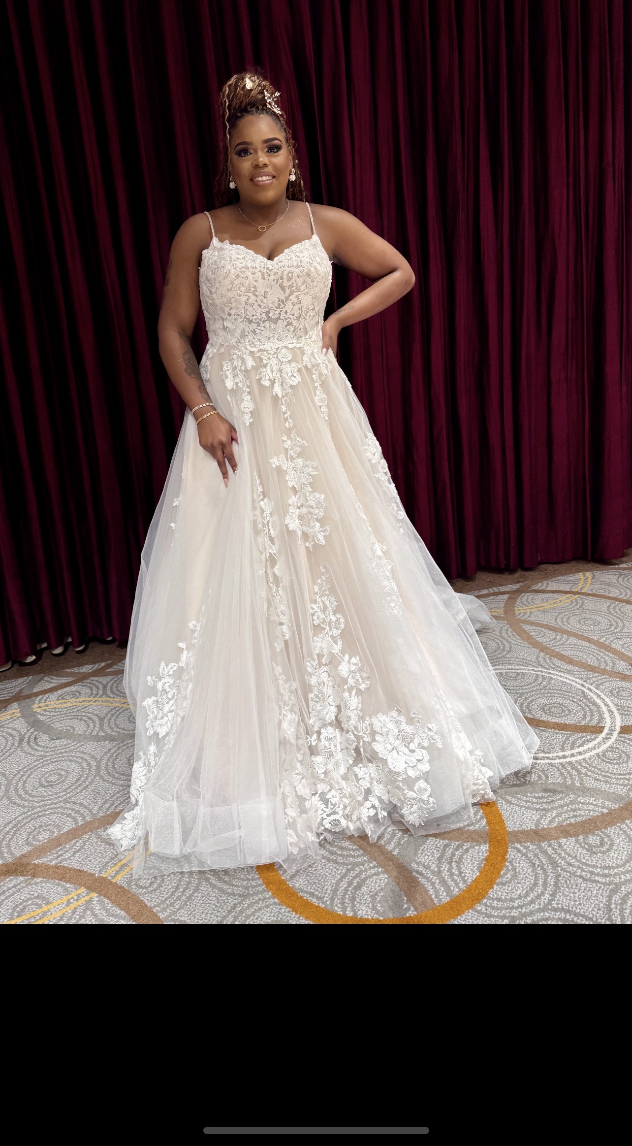 The Bridal Boutique, D3100 Ivory Lace and Tulle over Moscato Gown Wedding  Dress Save 45% - Stillwhite
