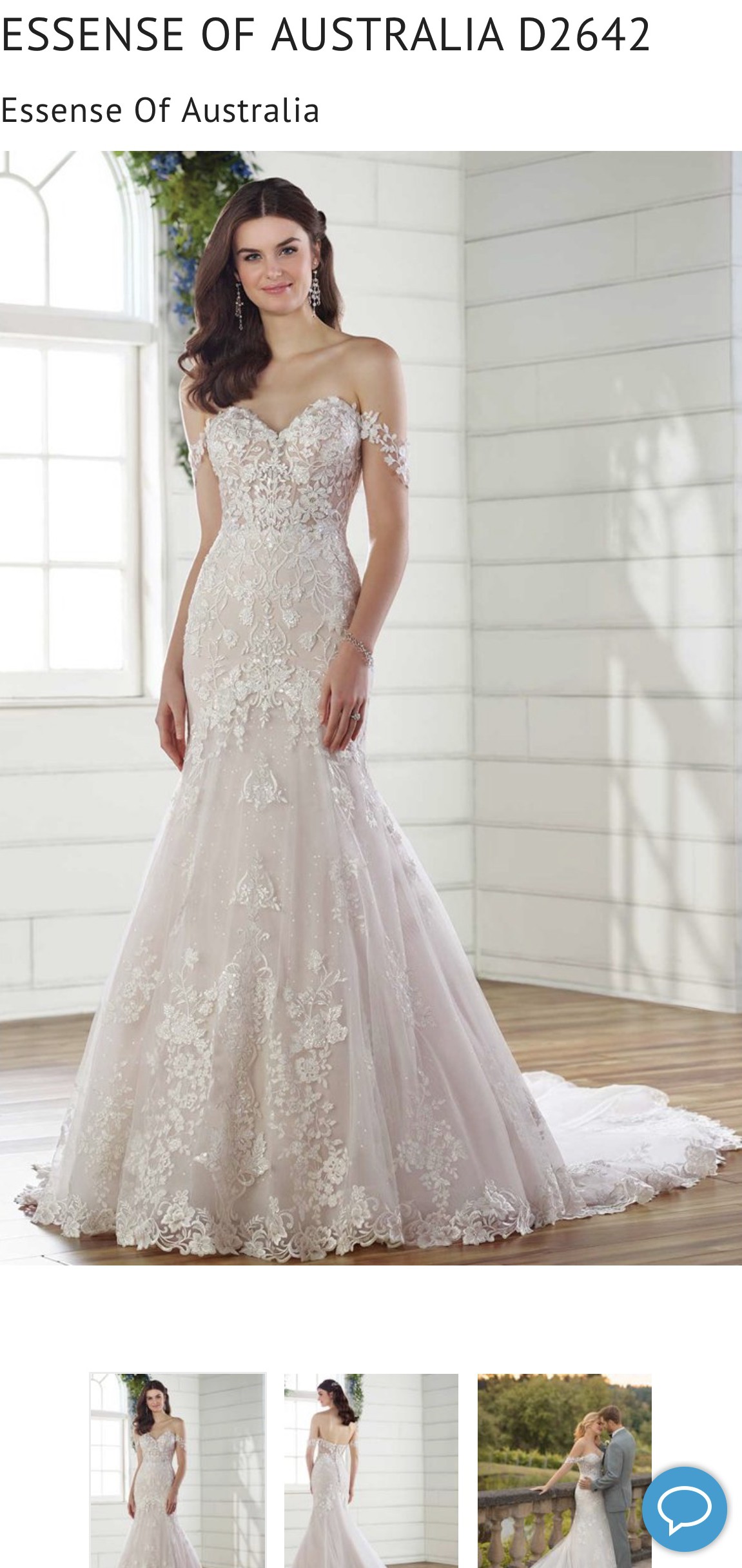Essense of Australia D2642 Wedding Dress On Sale - 38% Off