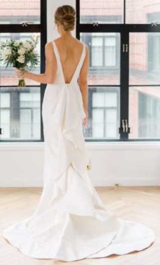 oscar de la renta landon wedding dress