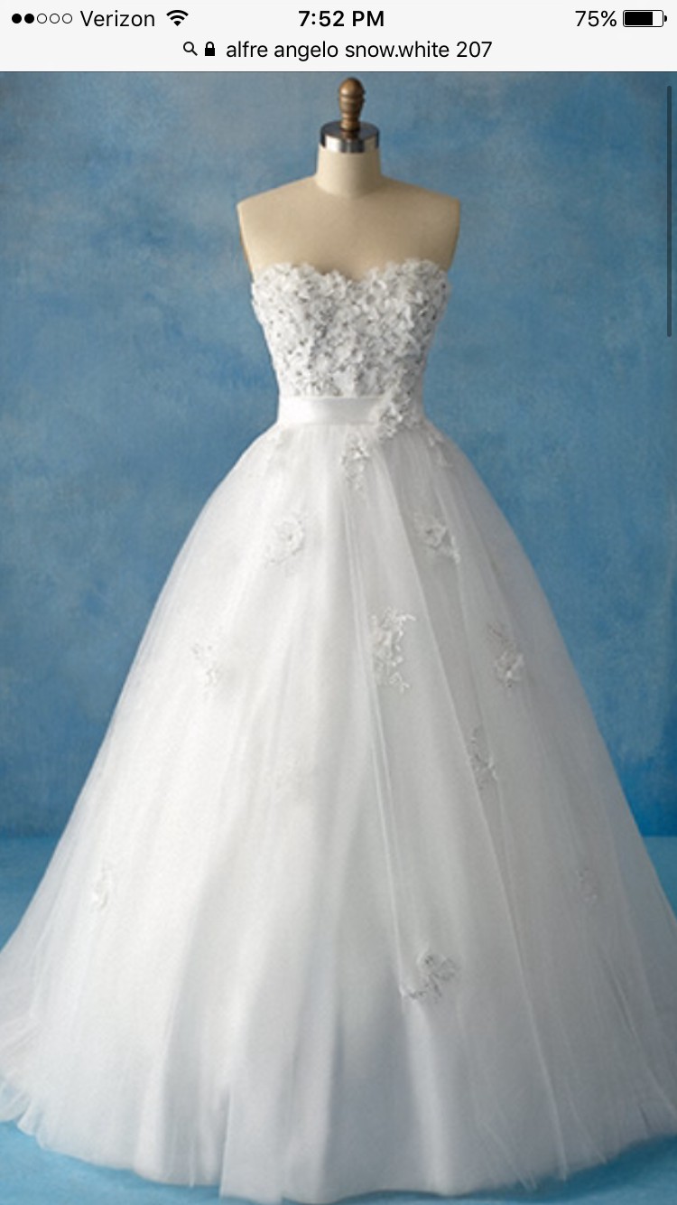 Alfred Angelo Disney Princess Collection 207 New Wedding Dress On