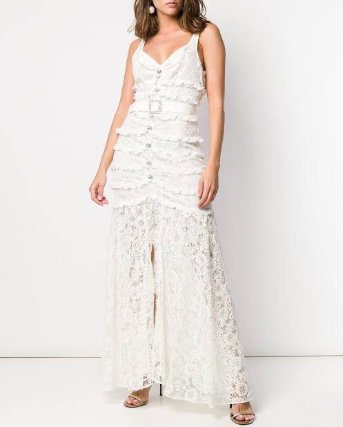merokeety lace dress MEROKEETY Lace Long Sleeve V Neck Wrap Knit Midi Dress – Merokeety main image 0