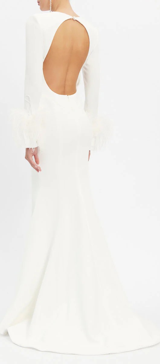 Rebecca Vallance, Bridal Plume Feathered Mermaid Gown Wedding Dress Save 45% - Stillwhite Rebecca Vallance, Bridal Plume Feathered Mermaid Gown Wedding Dress Save 45% - Stillwhite
