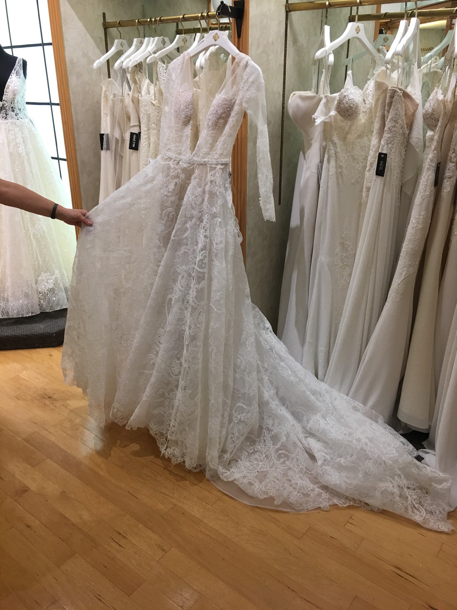 Calla Blanche 18231 Used Wedding Dress Save 33% - Stillwhite