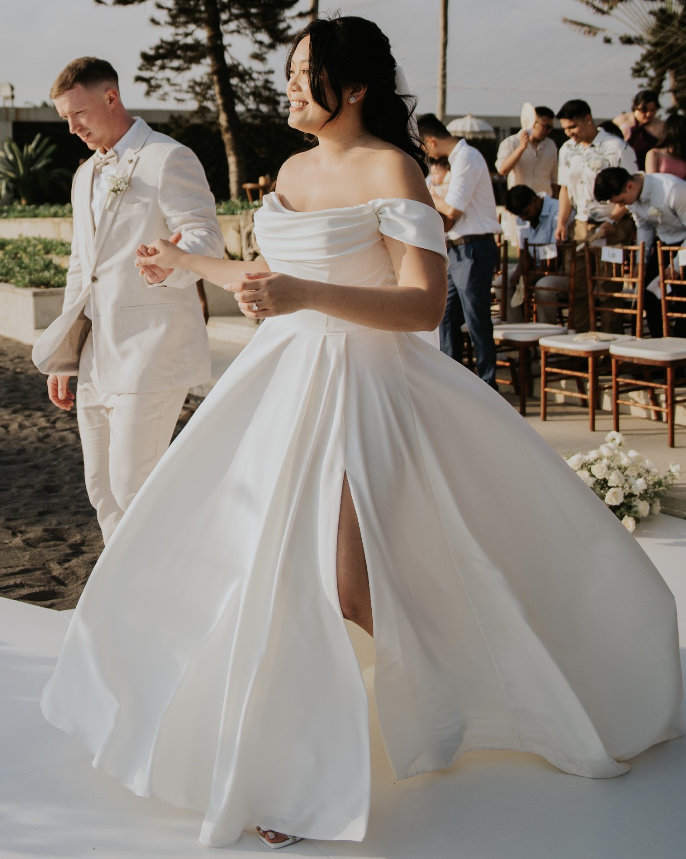 Plus Size Crepe Wedding Dress Jessica