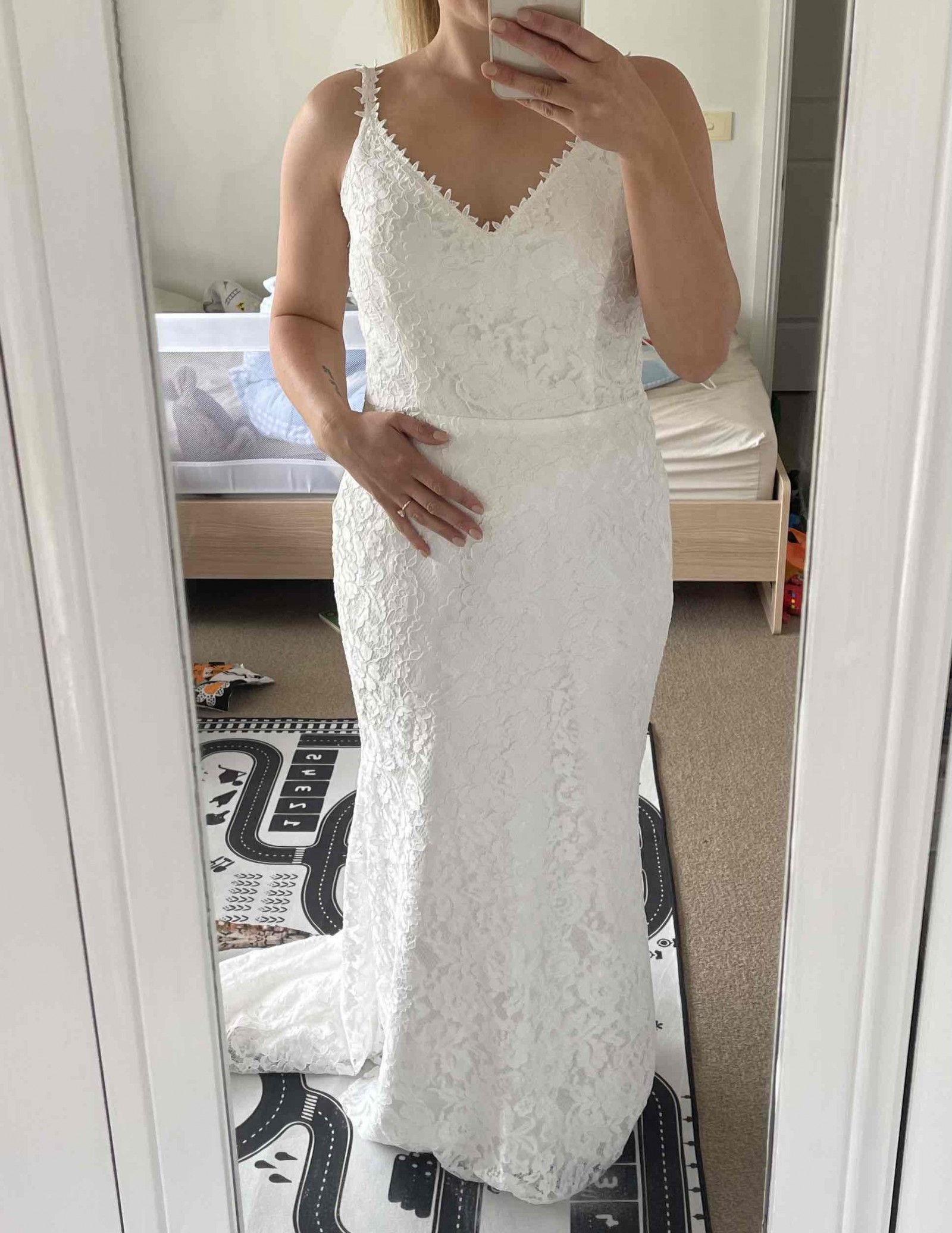 Fiona Lace Gown - Ivory – Noodz Boutique