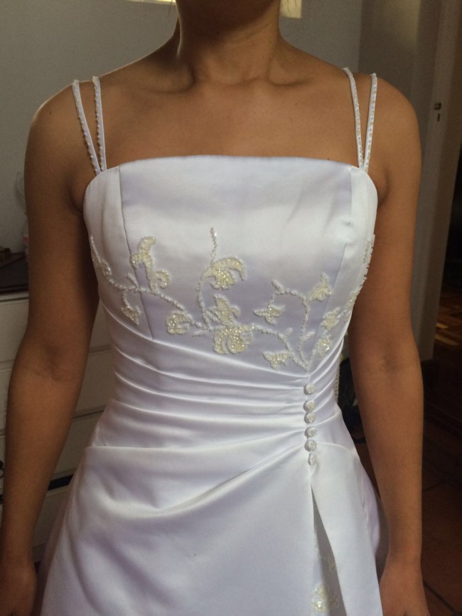 Christian Michele Custom Made Used Wedding Dress On Sale 77 Off