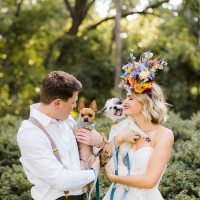 Convertible Straps Tulle Bodysuit Wedding Dress