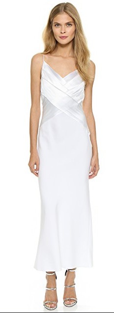 dion lee dress white