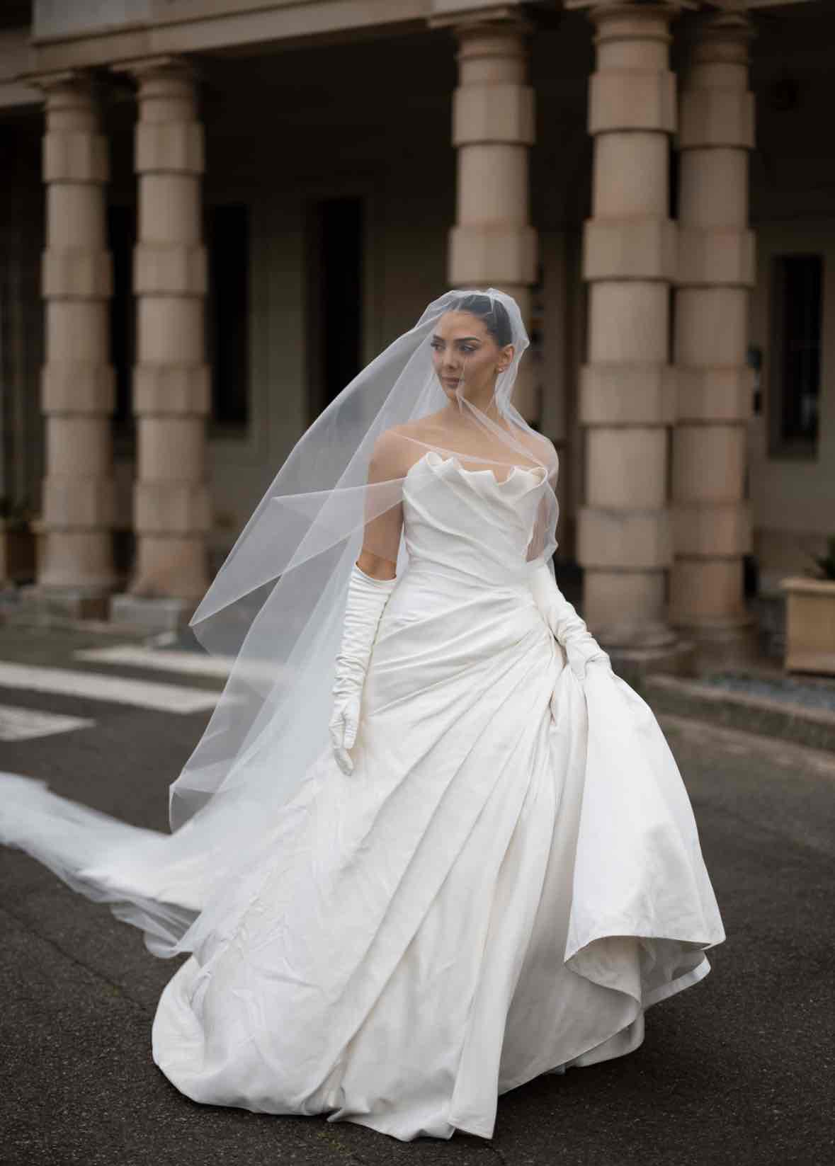 ATON DRAPED DRESS Listing