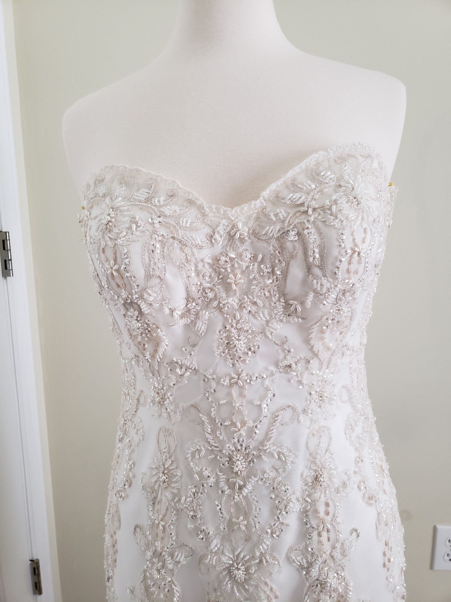 Martina Liana Style 419; Ivory Tulle w/Embellishment New Wedding Dress ...