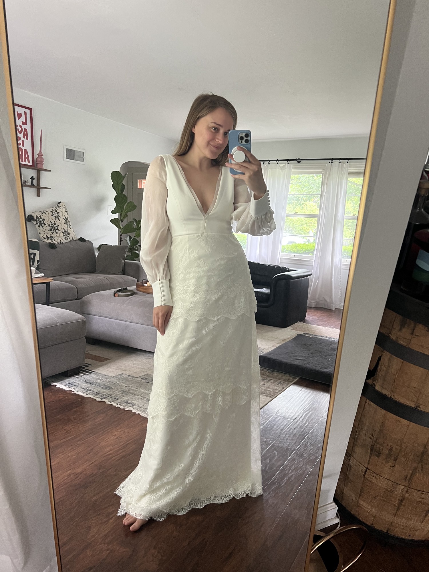 Charlie Brear, Emery Dress Beaton Skirt Sample Wedding Dress