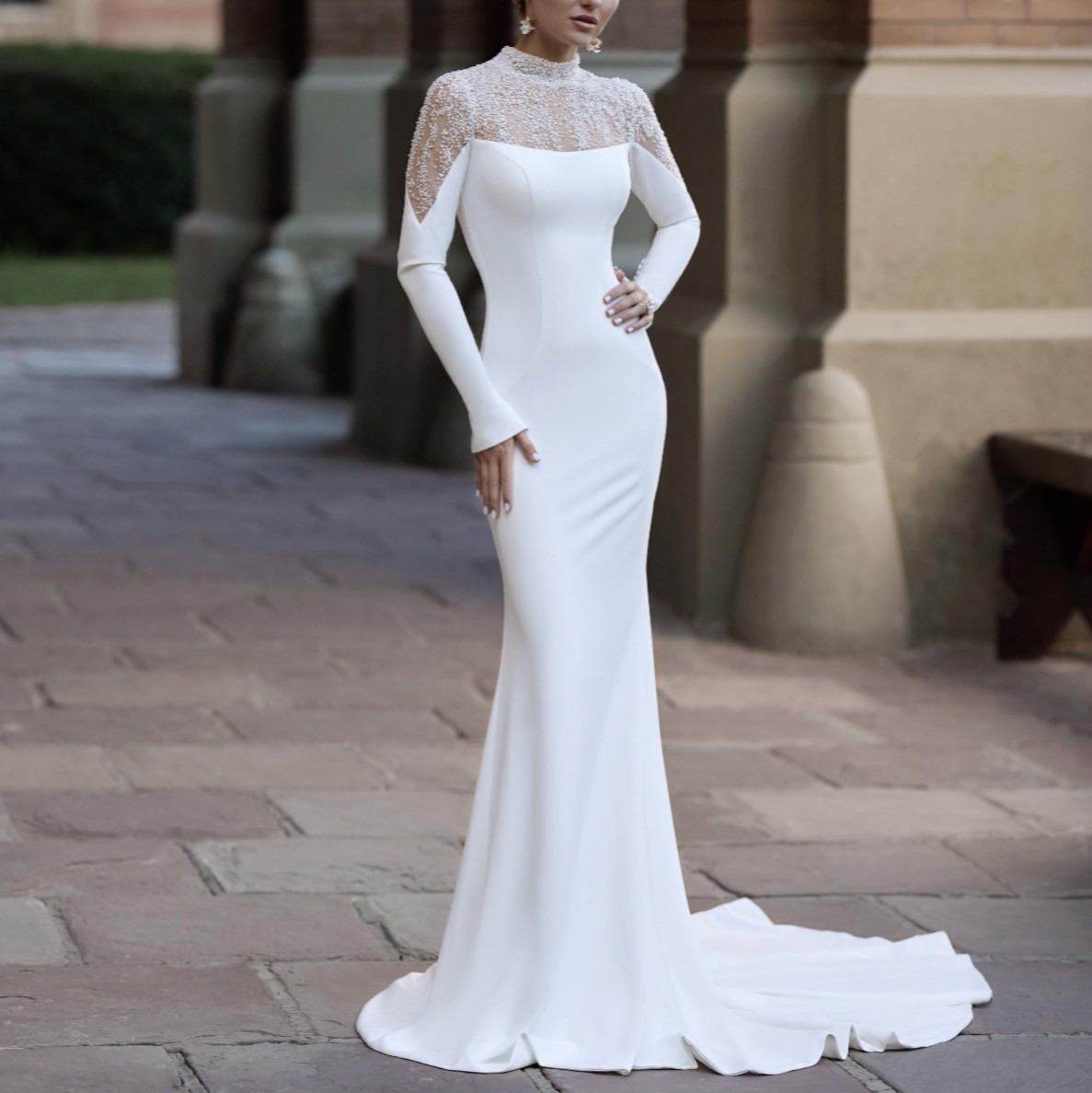 Custom Gown, Mermaid Beaded New Wedding Dress Save 21% - Stillwhite