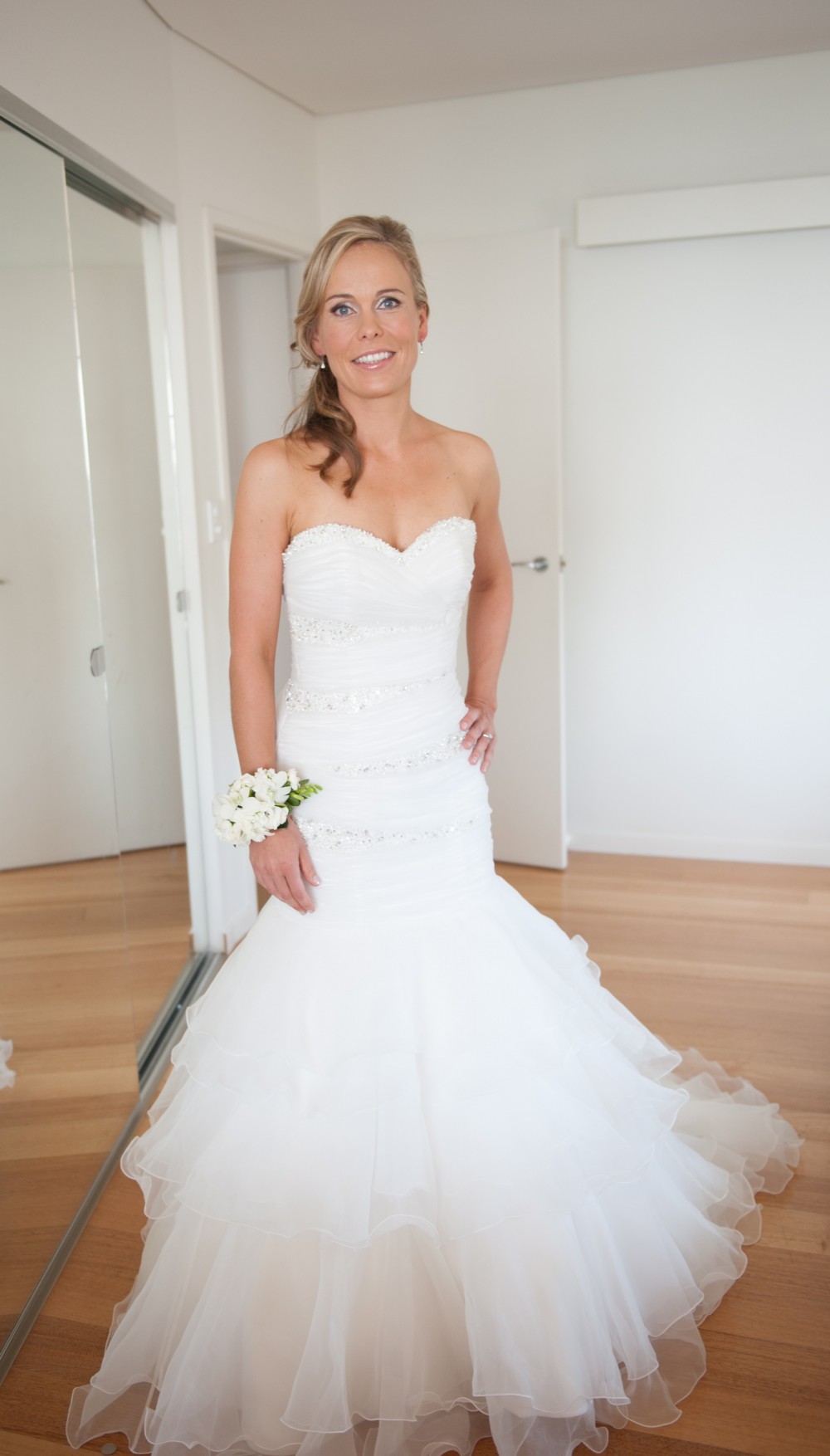 Mia Solano, M1124L ORGANZA MERMAID WEDDING DRESS Used Wedding Dress Save  78% - Stillwhite