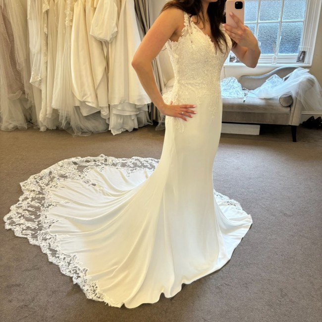 Pronovias, St Patrick The Collection by Pronovias Crepe Merma Wedding ...